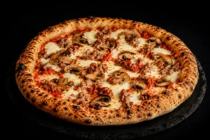 Funghi e salsiccia